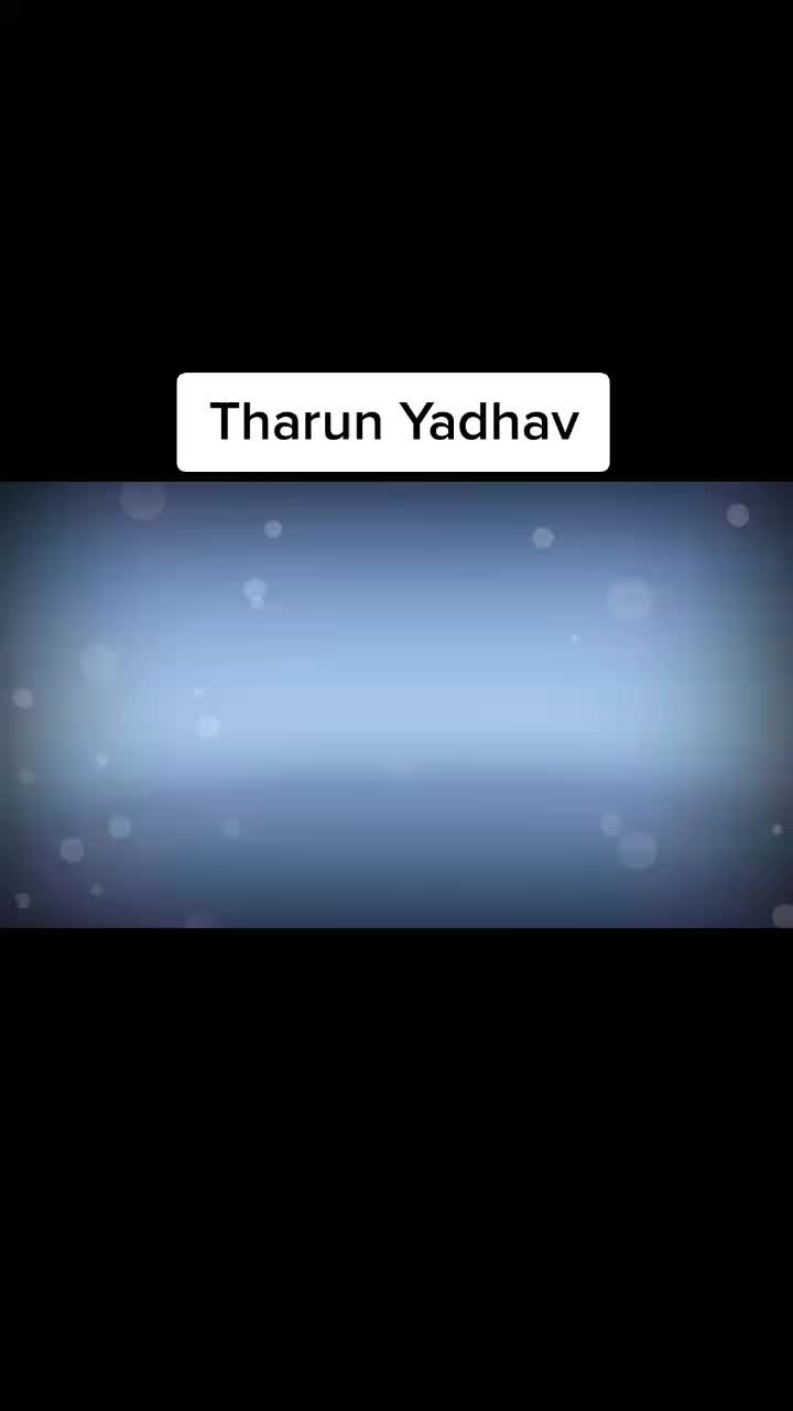 @Tharun Yadav
