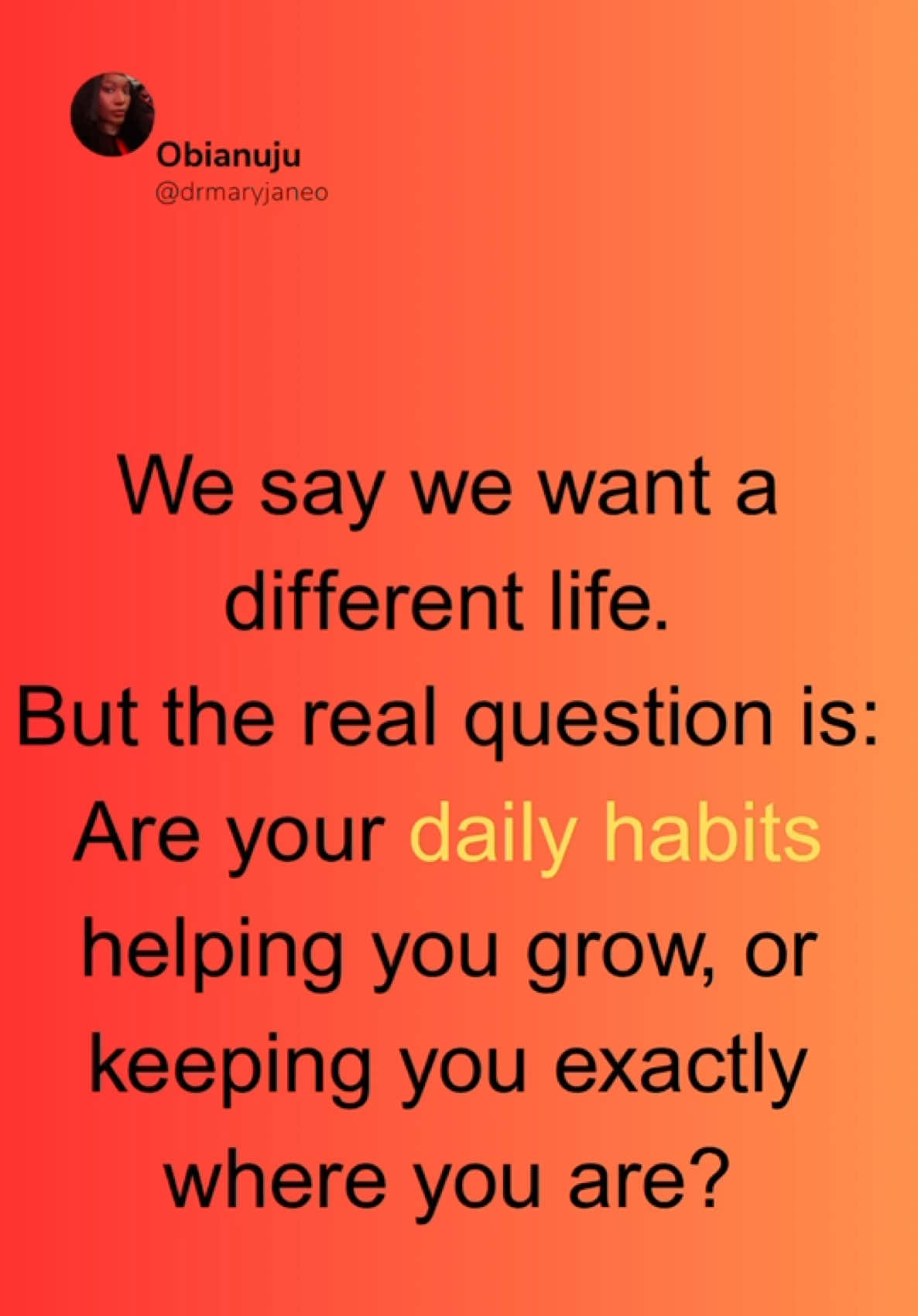 @Dr. Obianuju Mary-Jane O (MD)