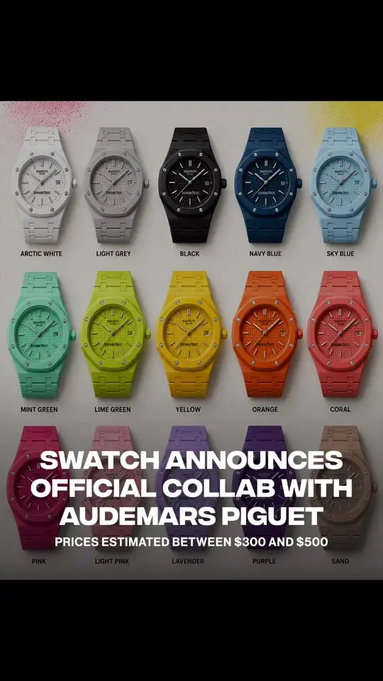 Audemars Piguet x Swatch is officially | Complex Style (@complexstyle)