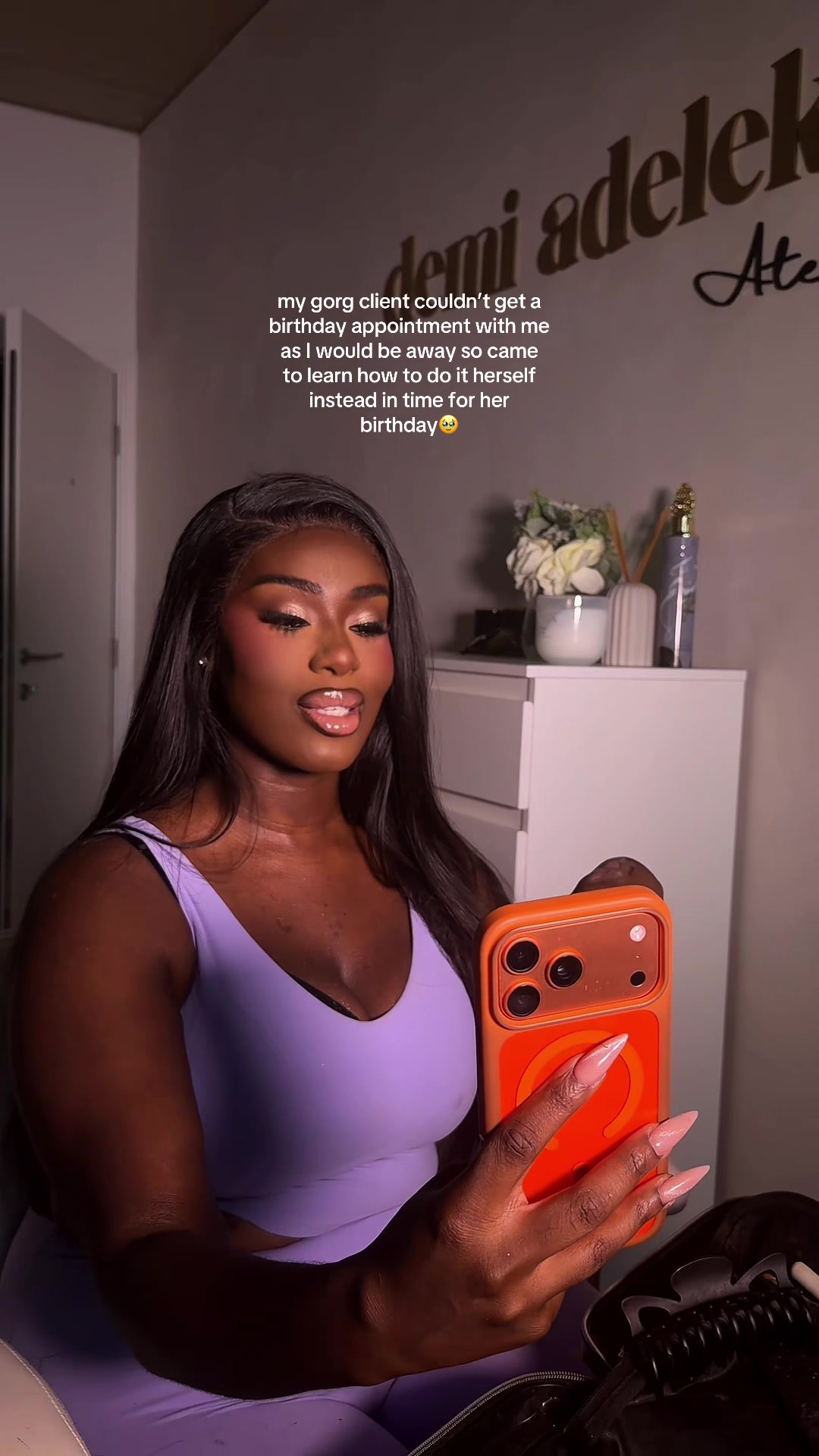 @demi adeleke makeup | pro mua