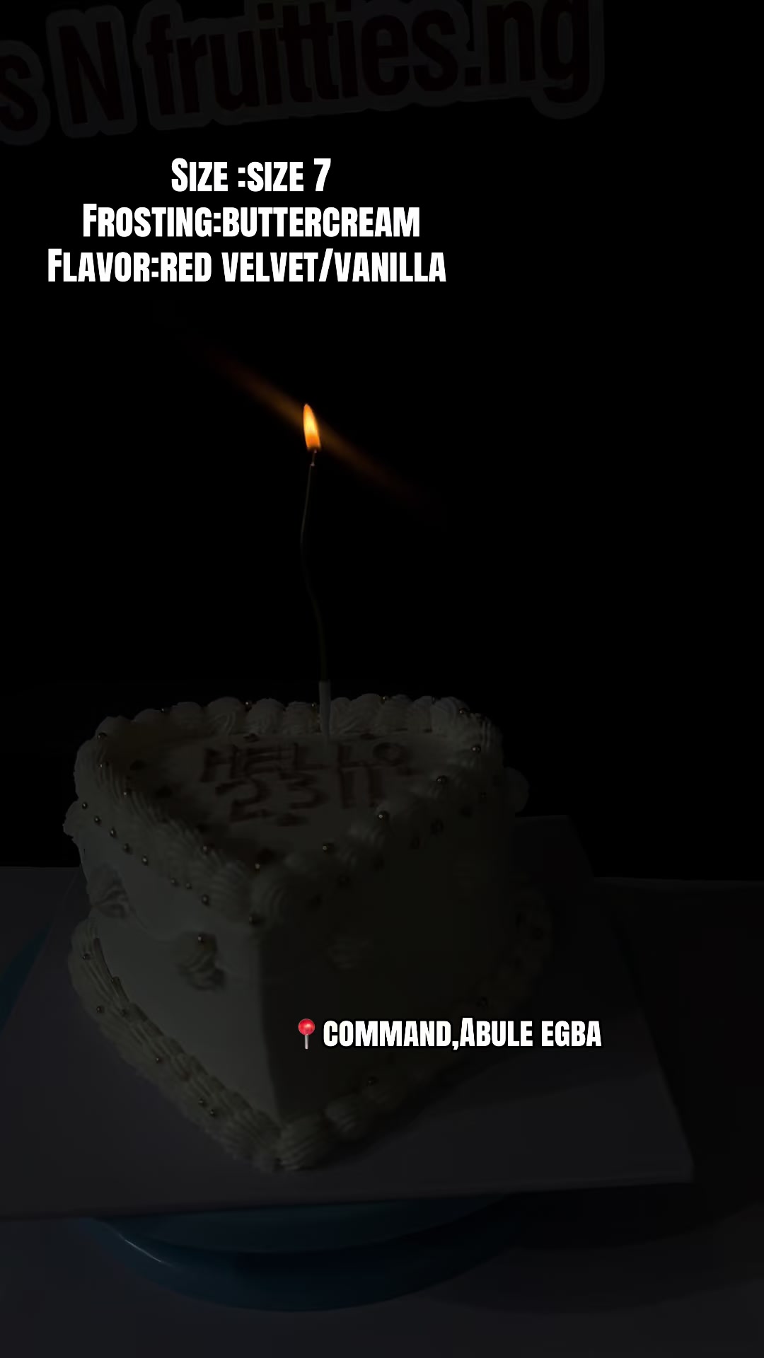 @Baker in command/abule egba 🎂