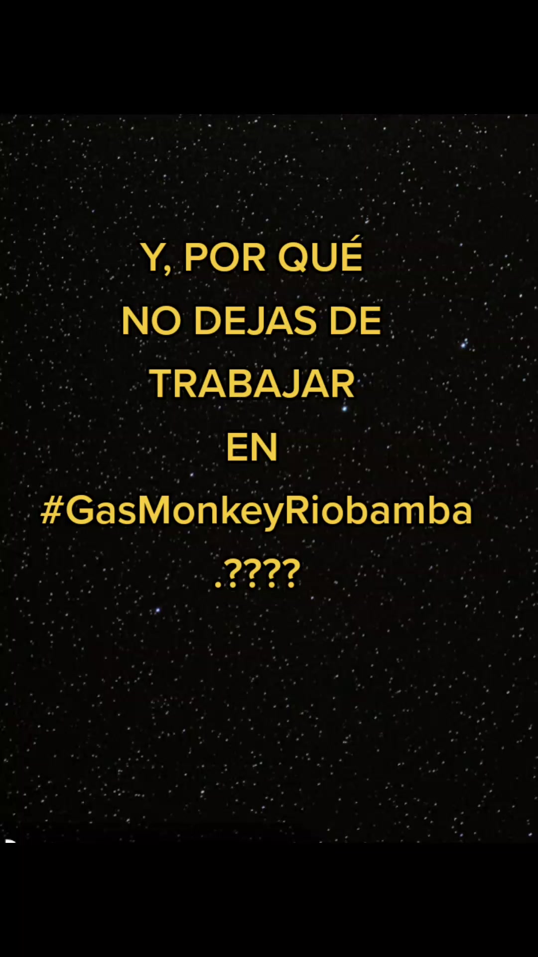 @Gasmonkey Riobamba