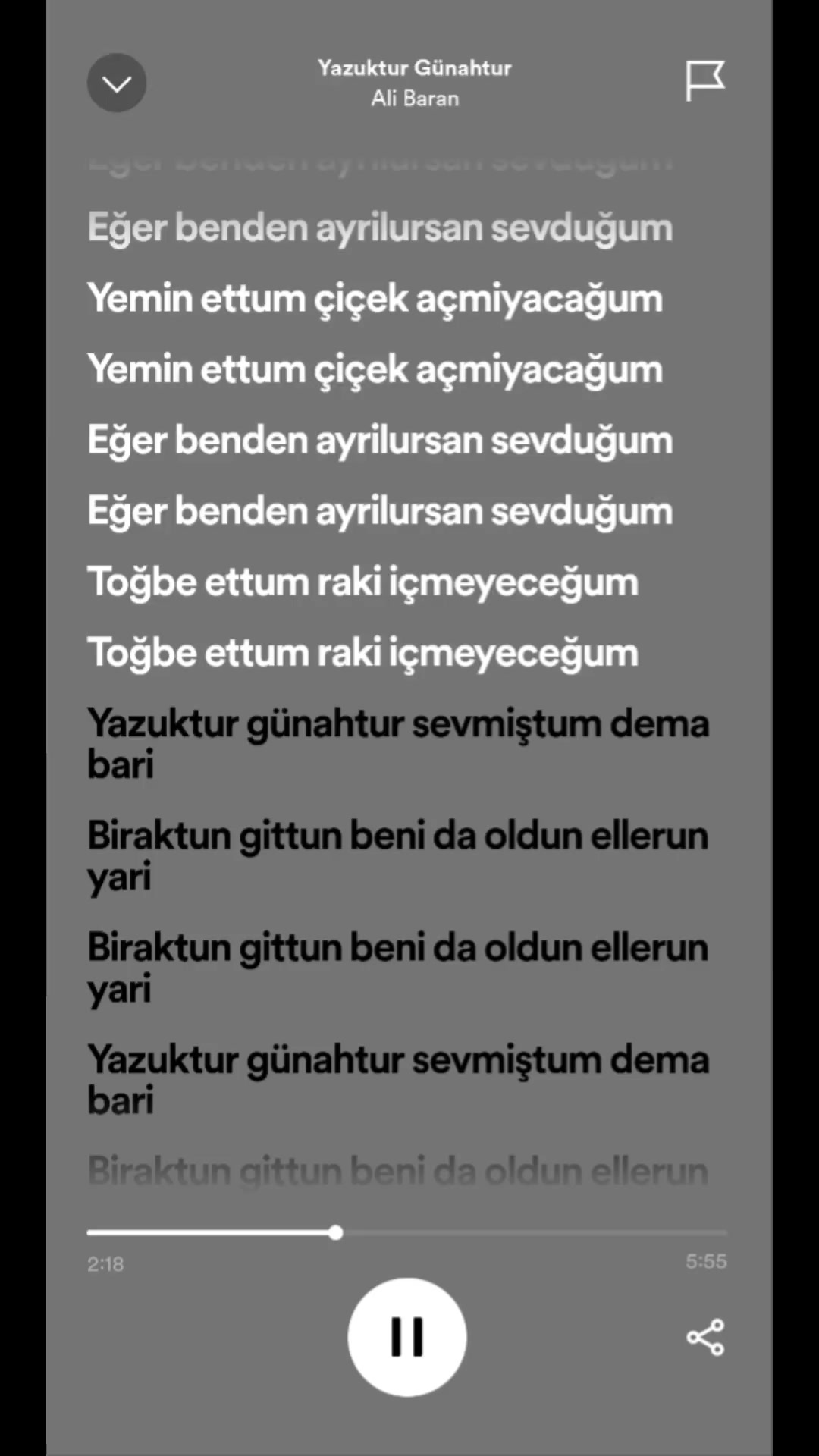 @Radyoda &Ccedil;alan Şarkı