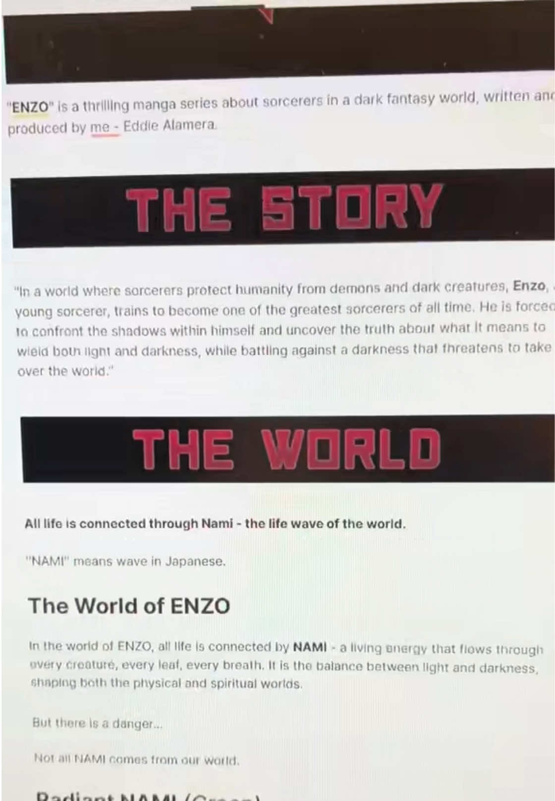 @Enzo Official Manga