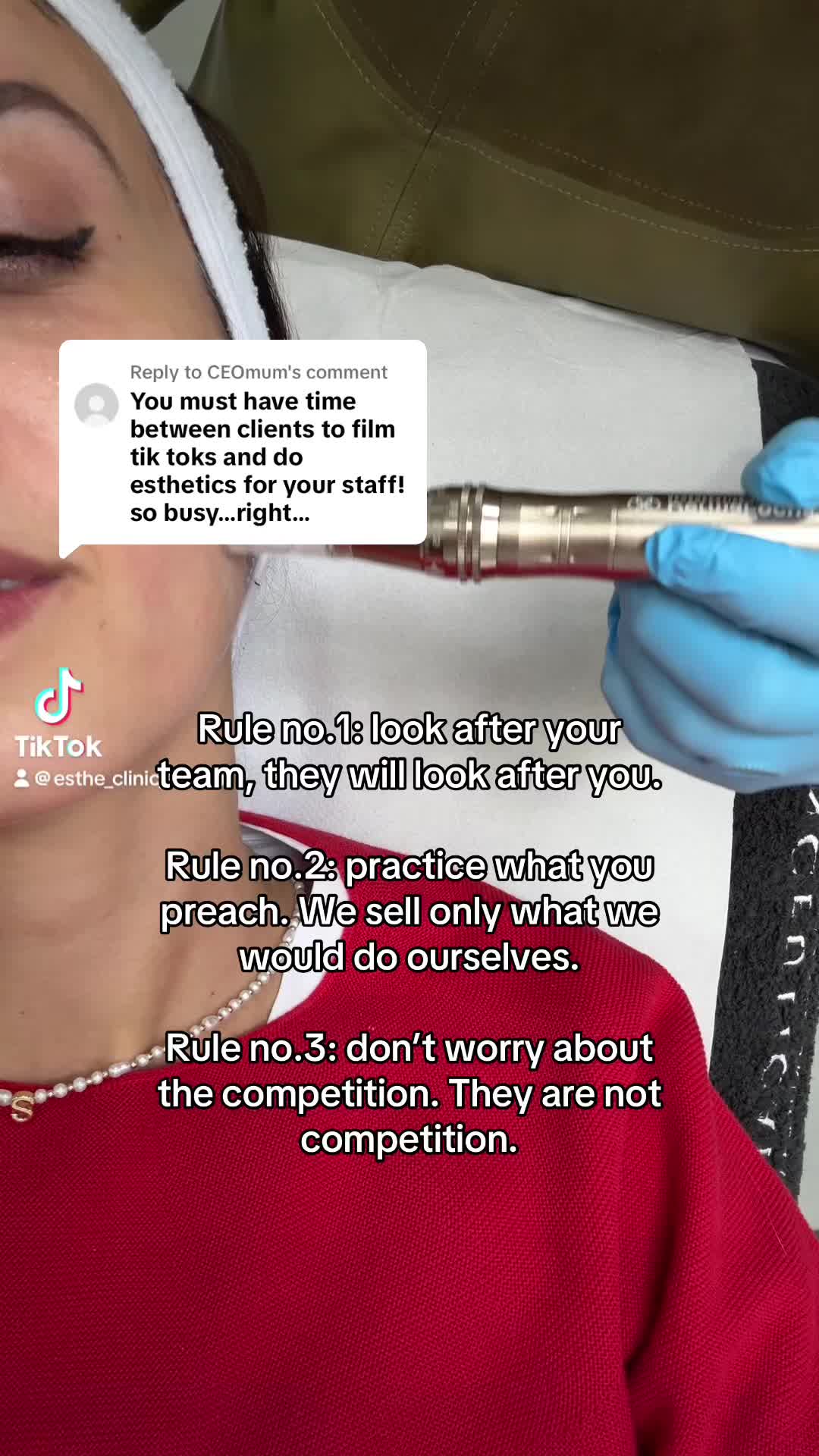 @Sarah at Esthe Clinic