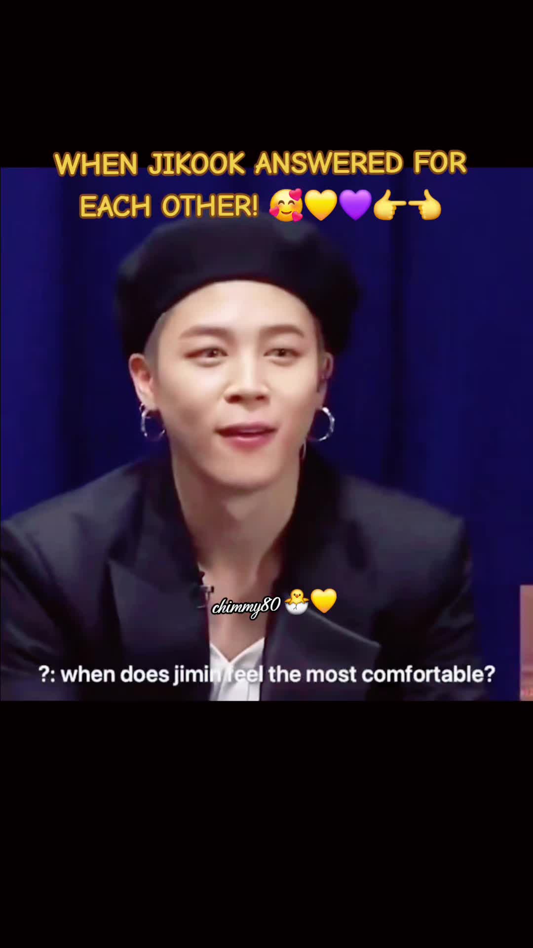 @&euro;h!mm&yen;80🐣💛👉👈💜🐰Jikook👬