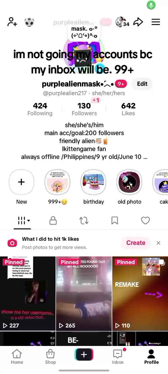 @purplealienmask&bull;́︿&bull;̀