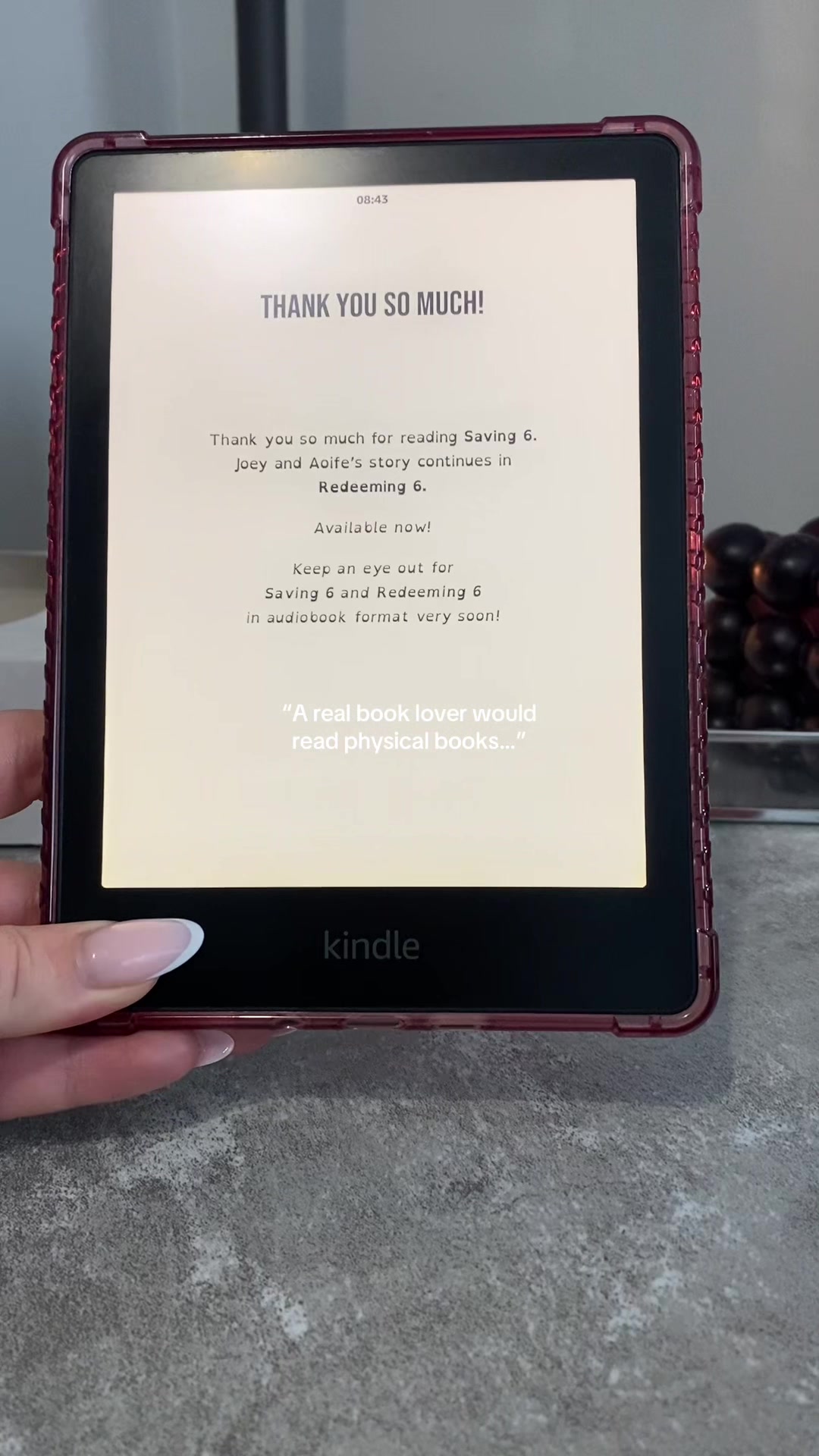 @The Girl With The Pink Kindle