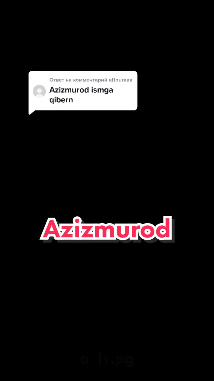 @Xurshid