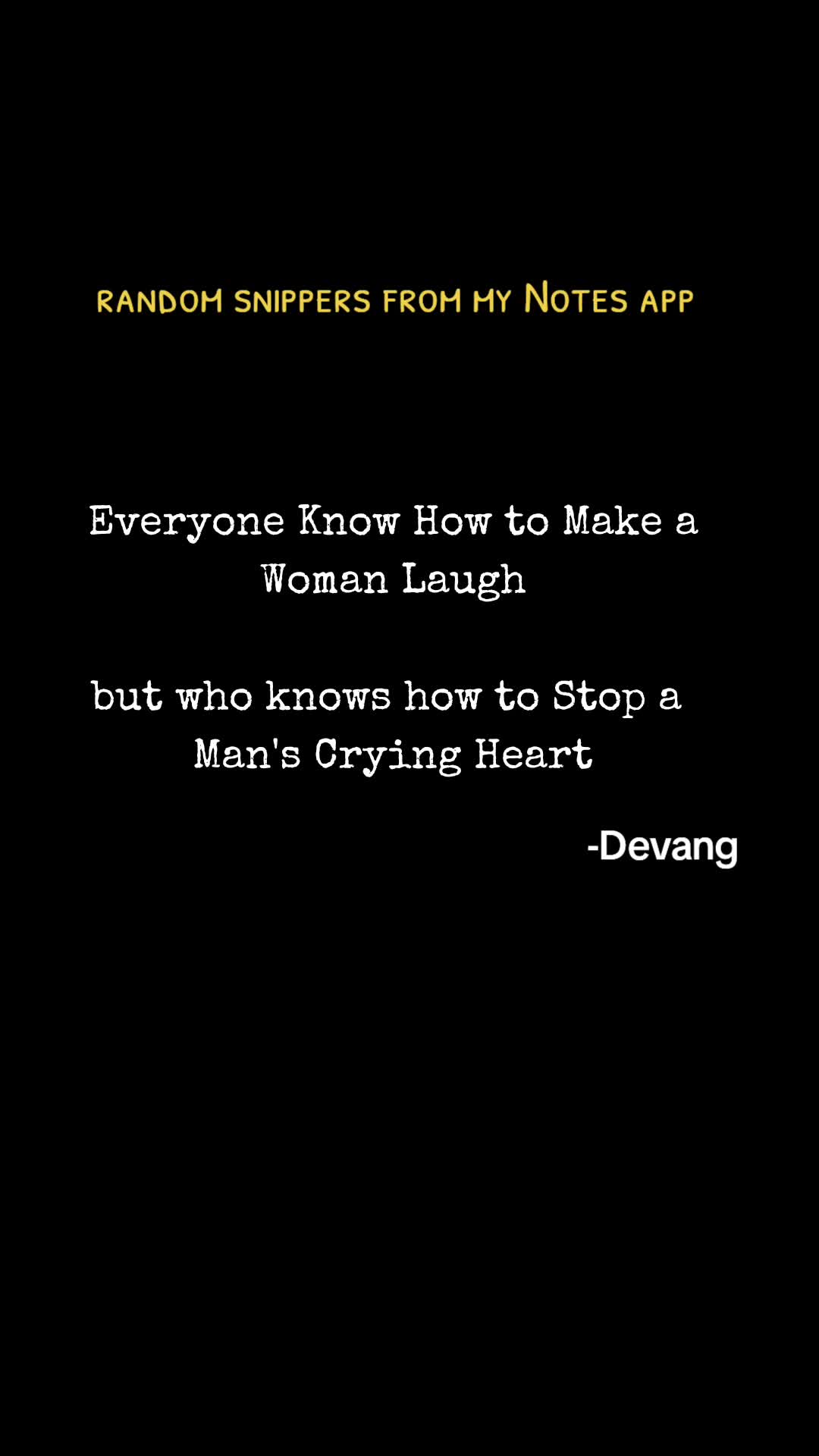 @Devang K.