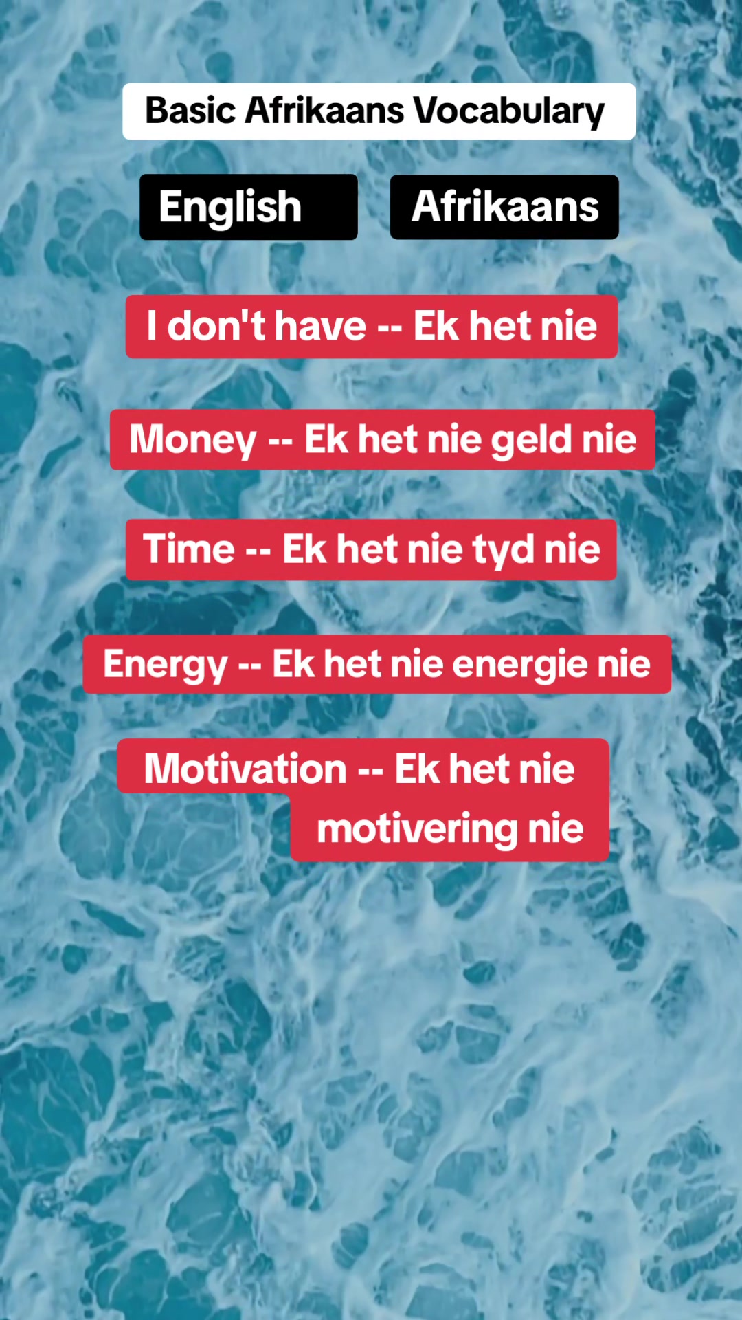 @Let's Learn Afrikaans