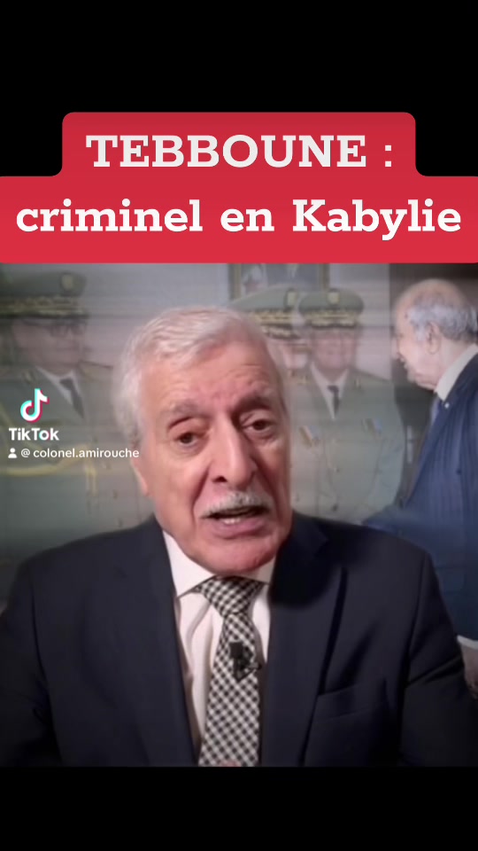 @Colonel Amirouche