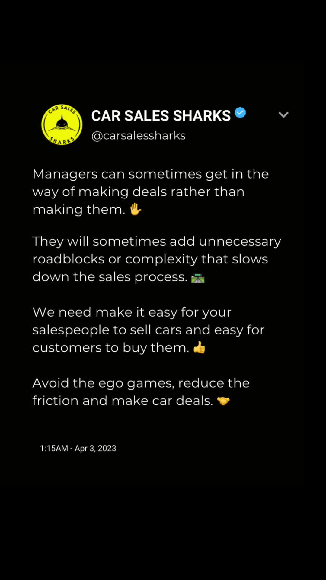 @Car Sales Sharks