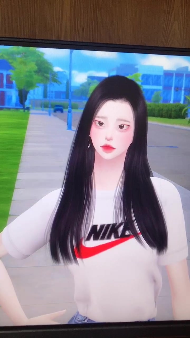 @하품