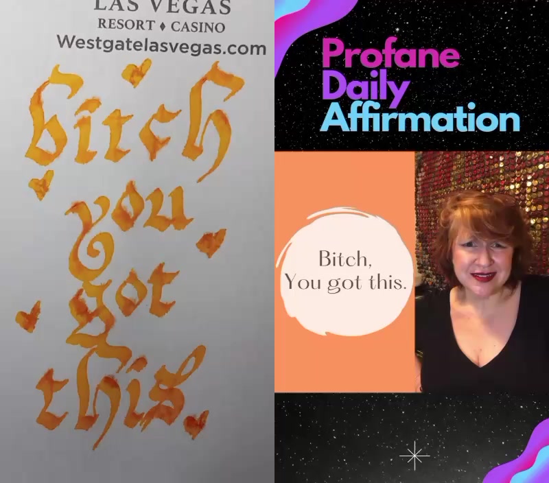 @Sweary Calligraphy