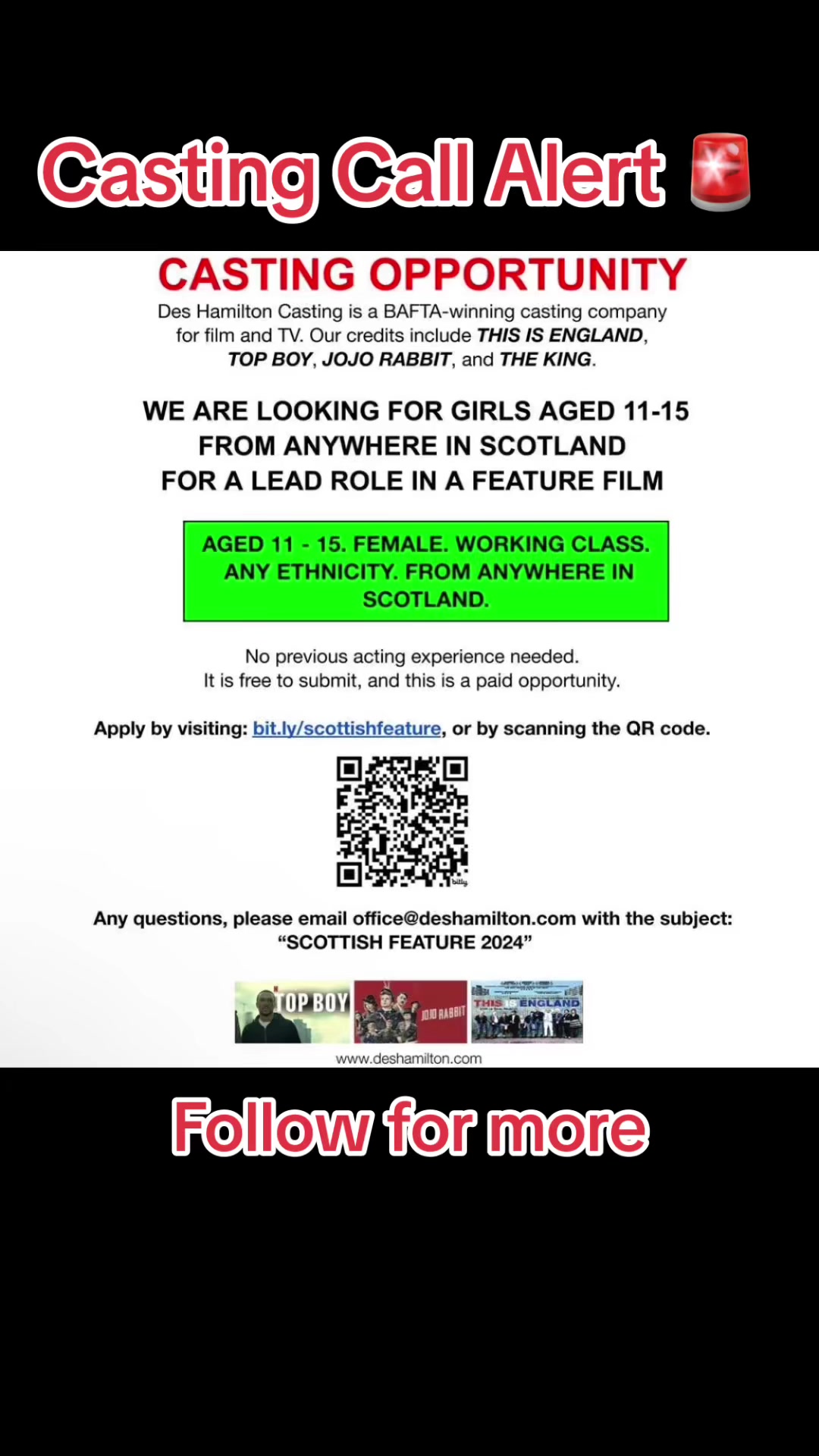 @UkCastingCalls