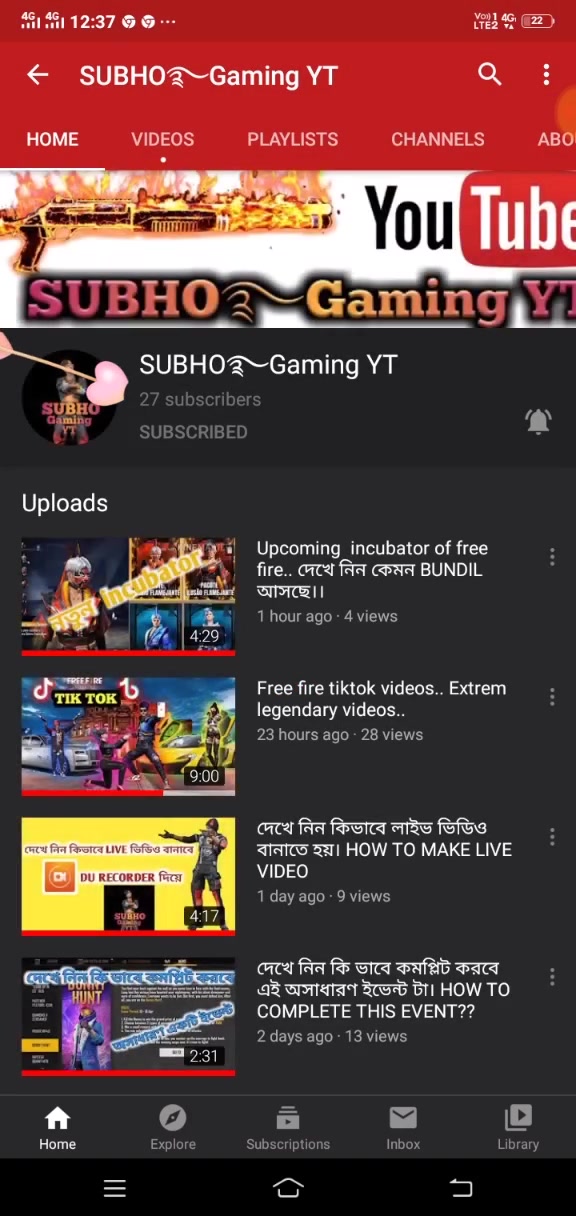 @SUBHO࿐Gaming YT