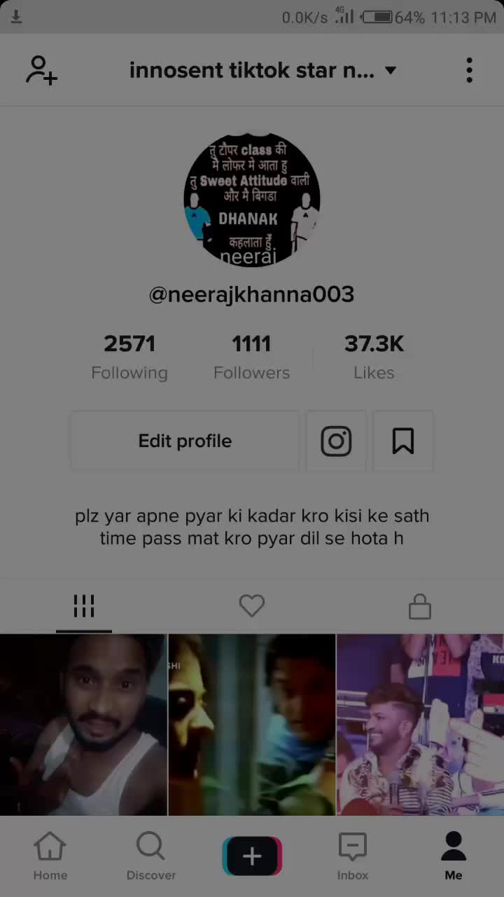 @innosent tiktok star neeraj 😍