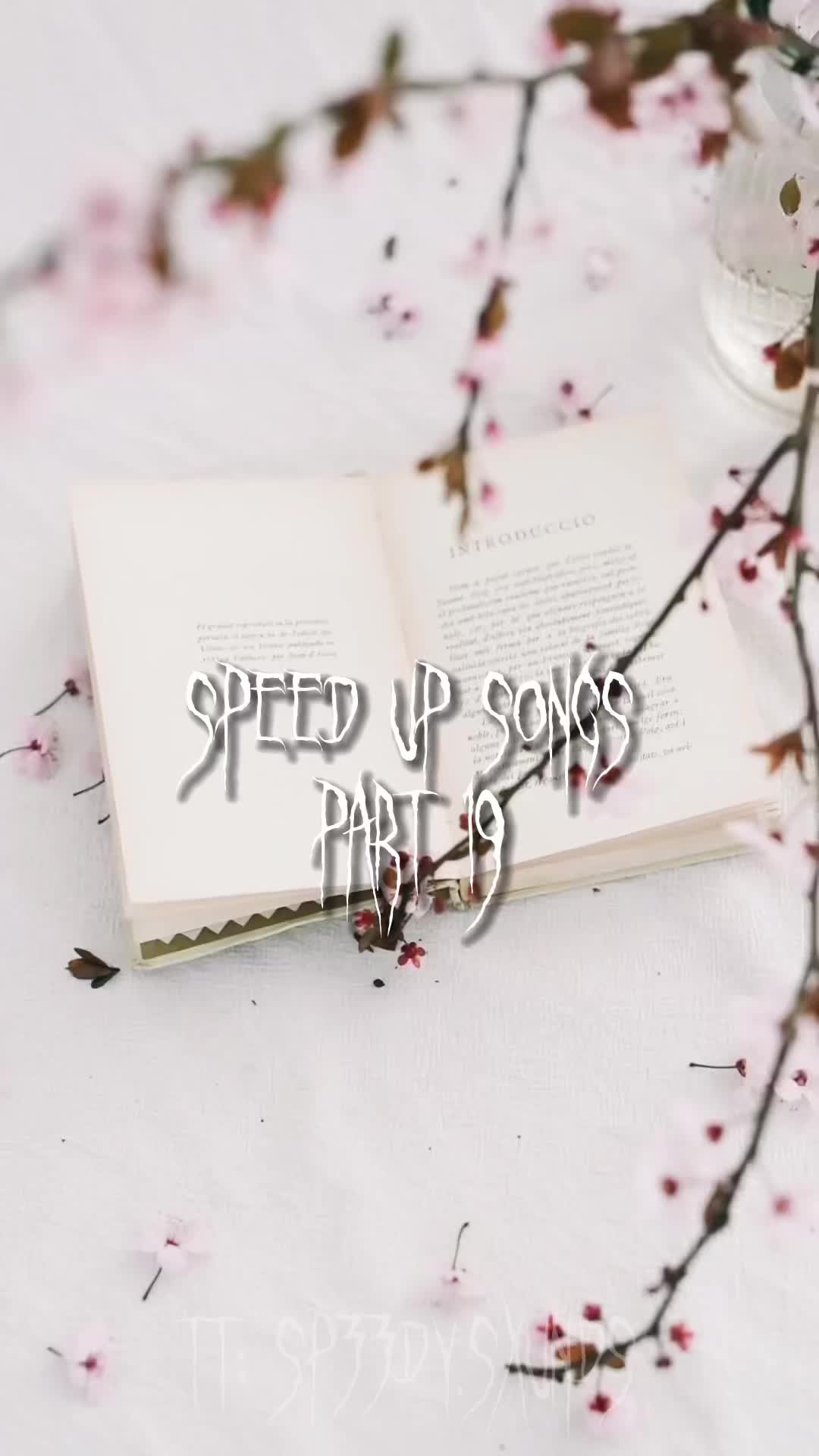 @sped up songs
