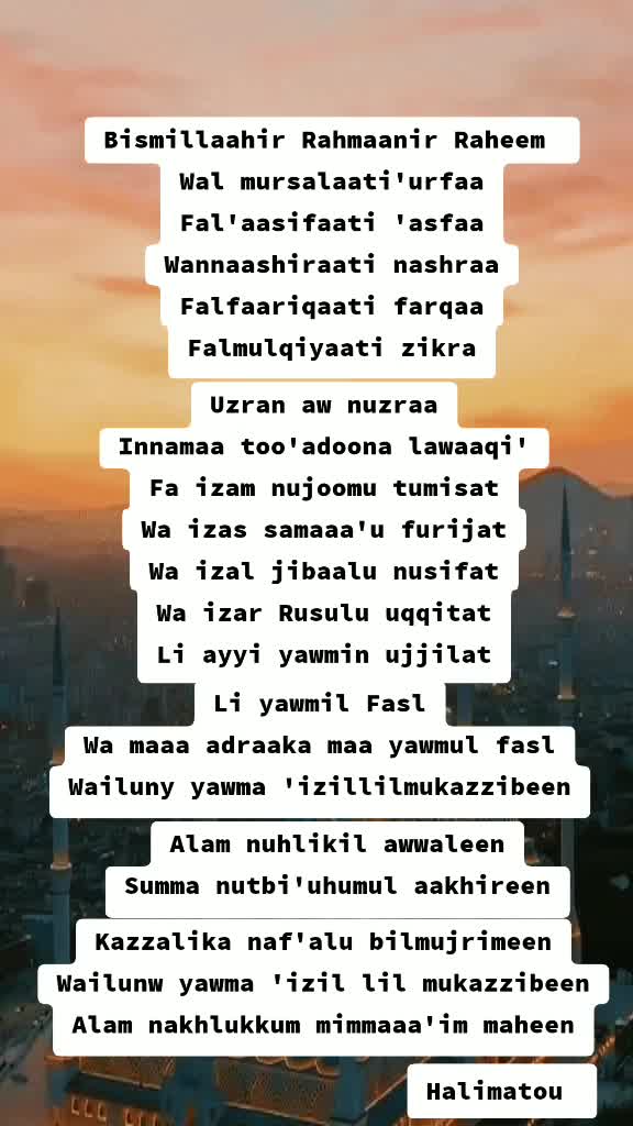 @Halima