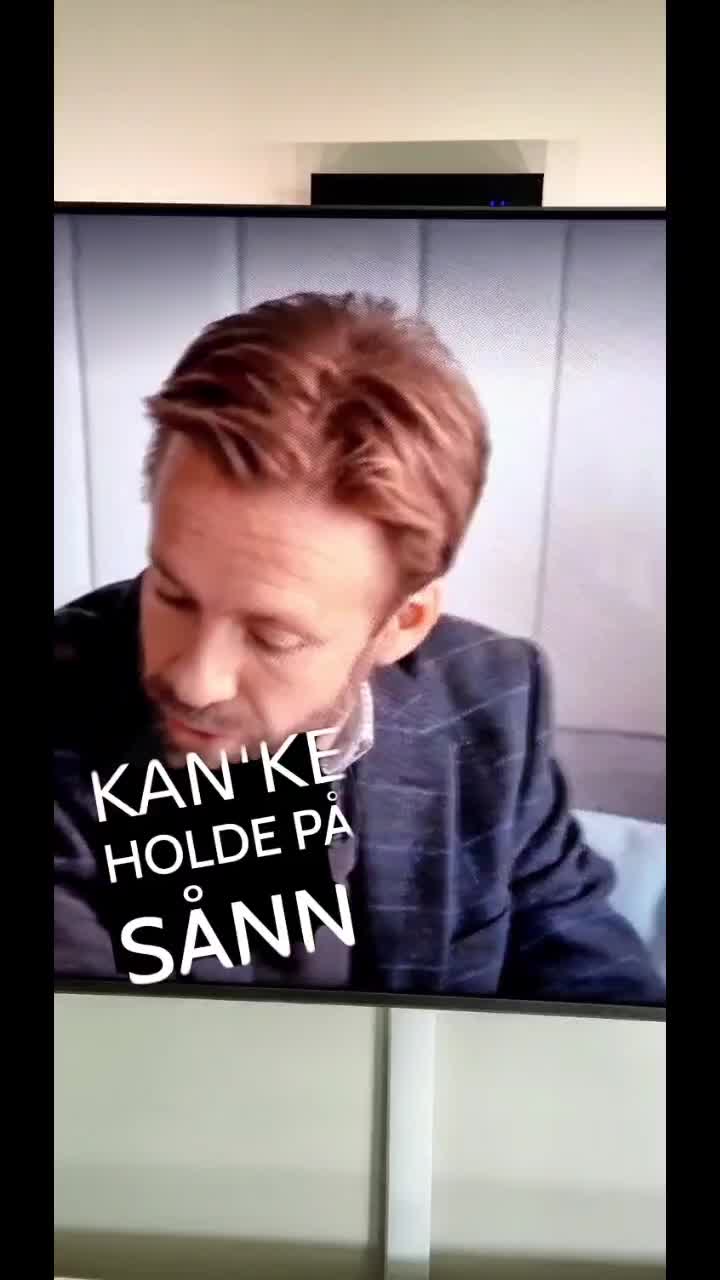 @KAN'KE HOLDE PÅ SÅNN!