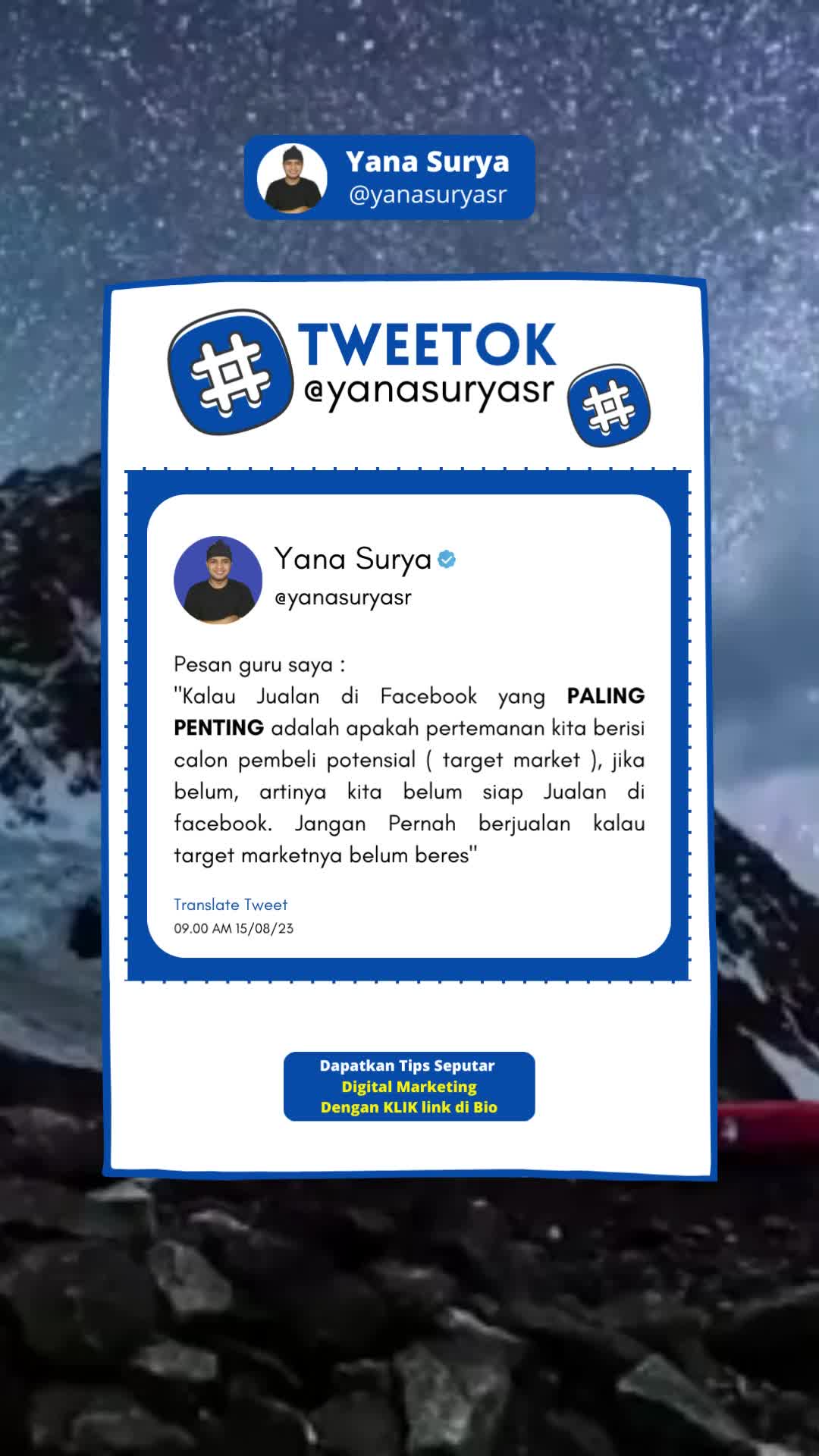 @Y.A.S.O.E - #belajarbarengyana