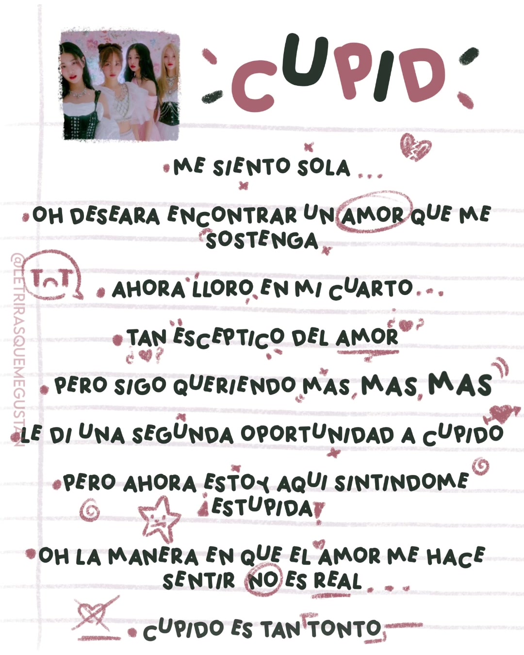 @Lyrics de canciones que amo!;)