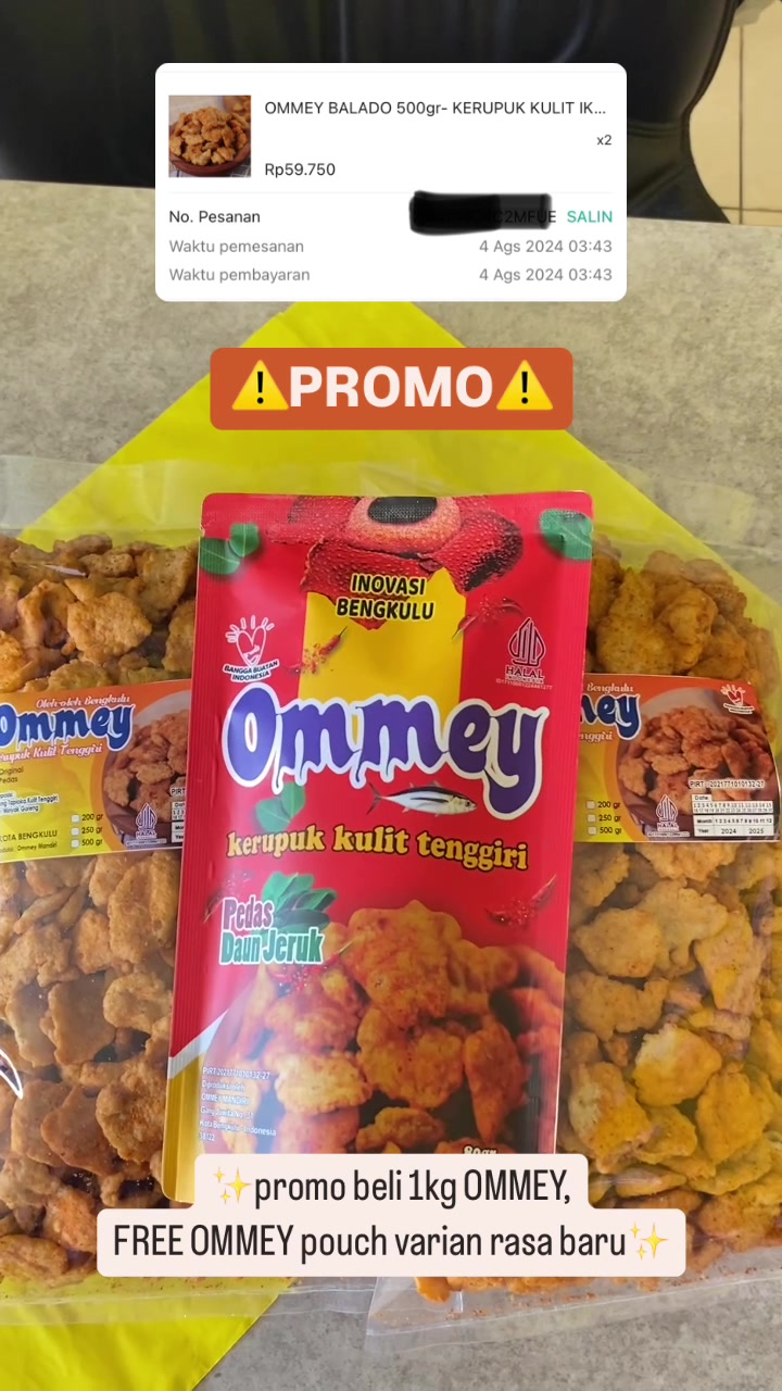 @OMMEY kerupuk kulit tenggiri