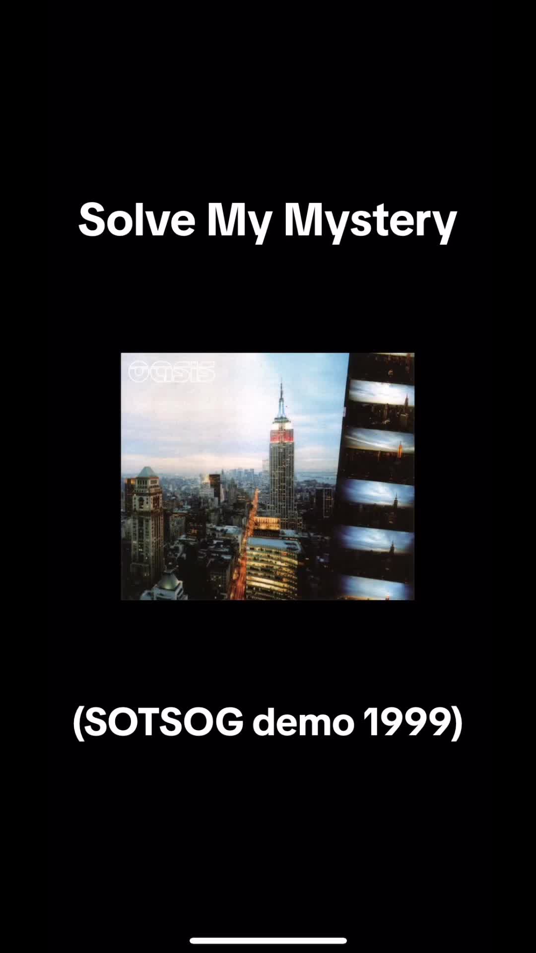 @Oasis Forgotten Songs