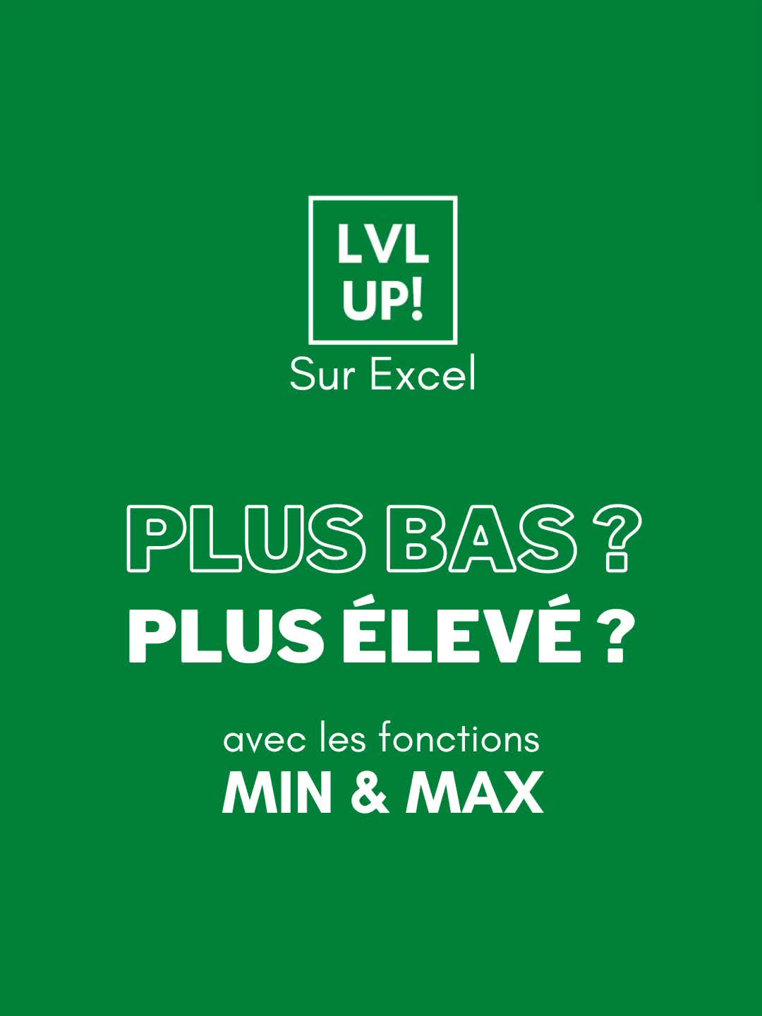 @Level Up Sur Excel