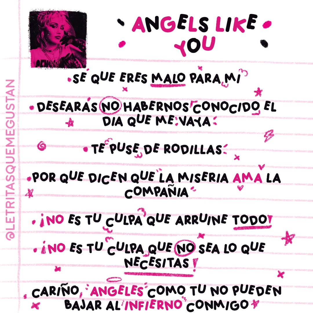 @Lyrics de canciones que amo!;)