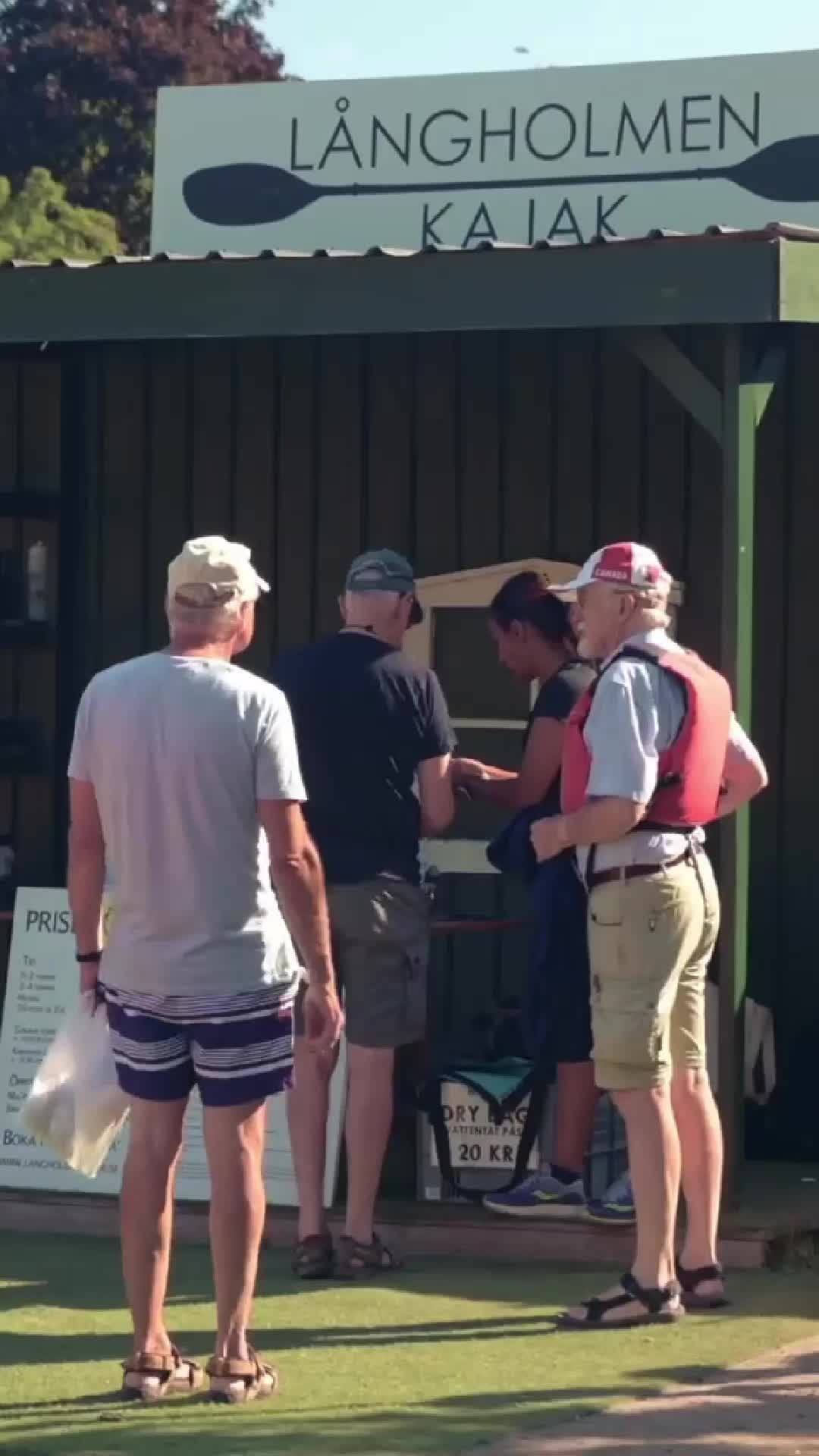 @L&aring;ngholmen kajak
