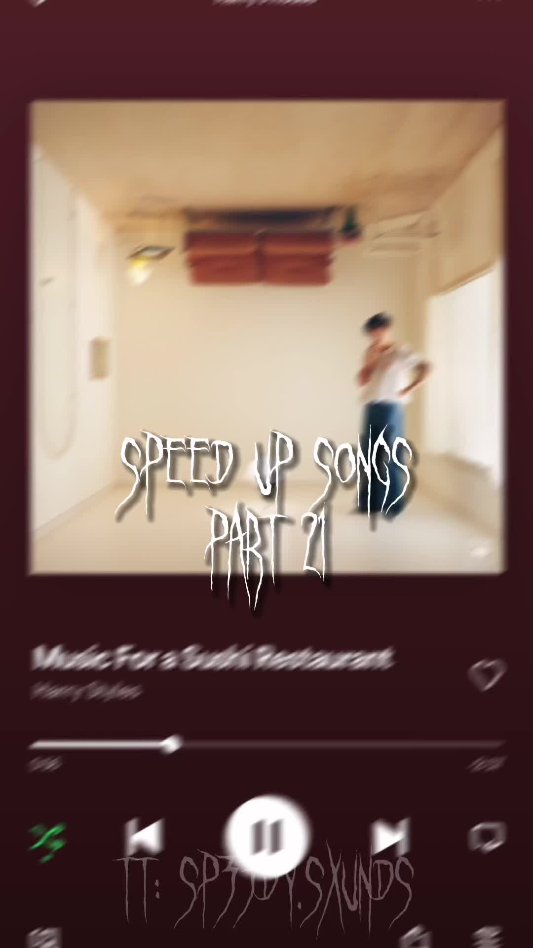 @sped up songs