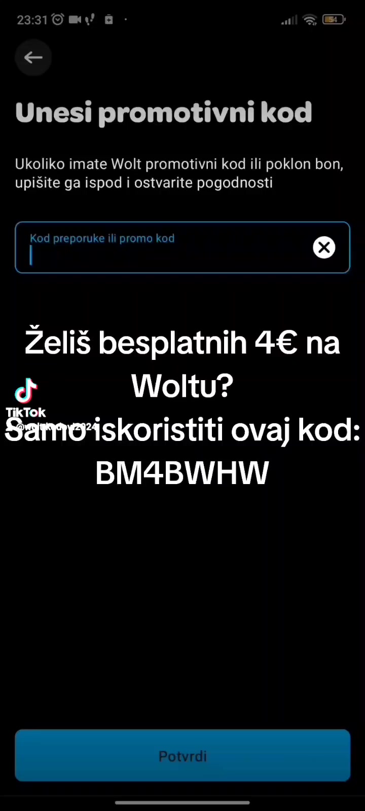 @💸💸WOLT KODOVI💸💸