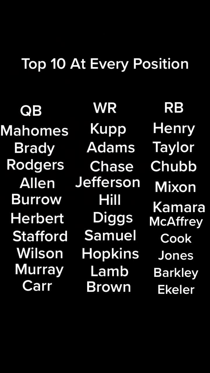 @Mahomes>>>>any qb