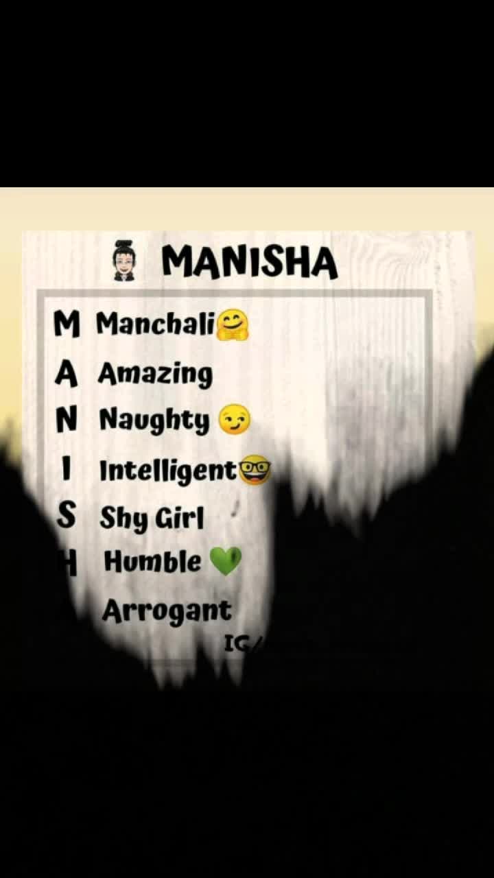 @manisha