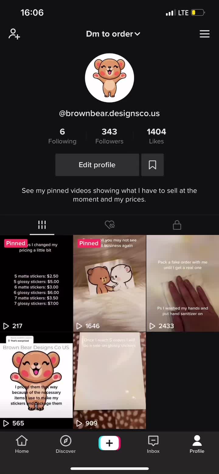 @I now have an Etsy