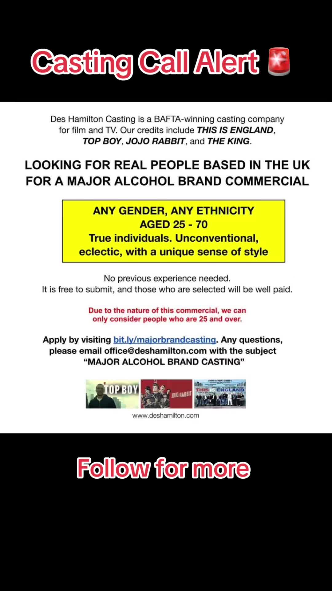 @UkCastingCalls