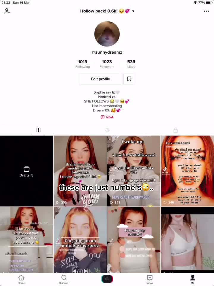 @I follow back! 1.1k! 🥺💞
