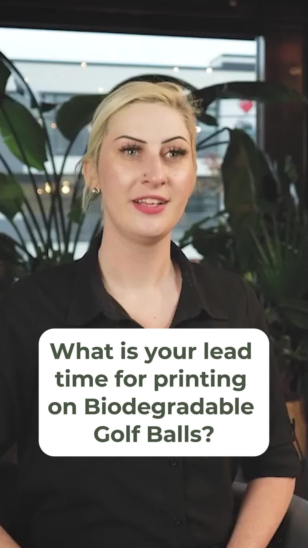 @Biodegradable Golf Balls