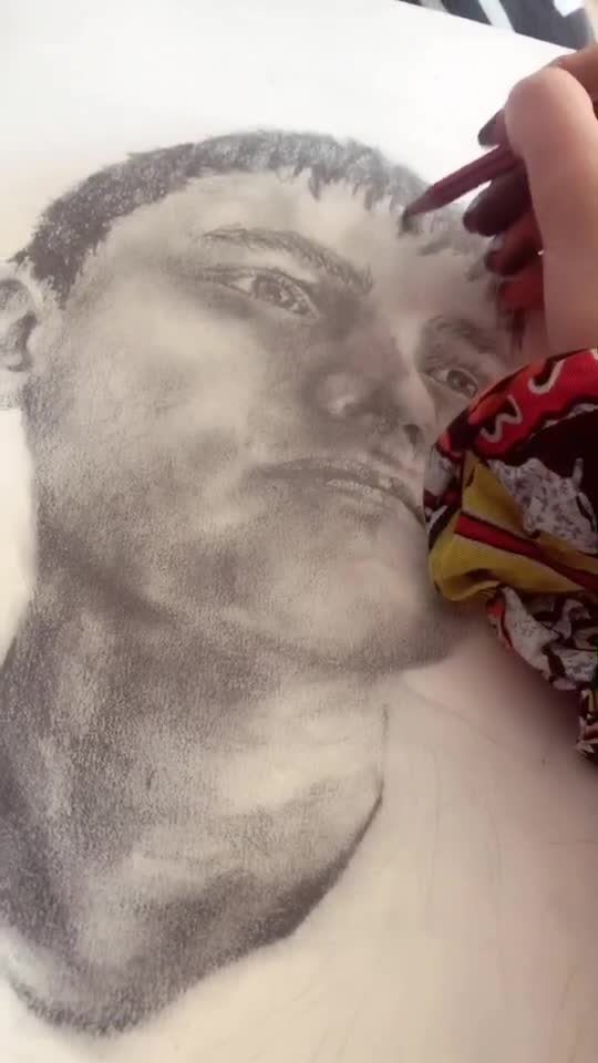 @casey doing art