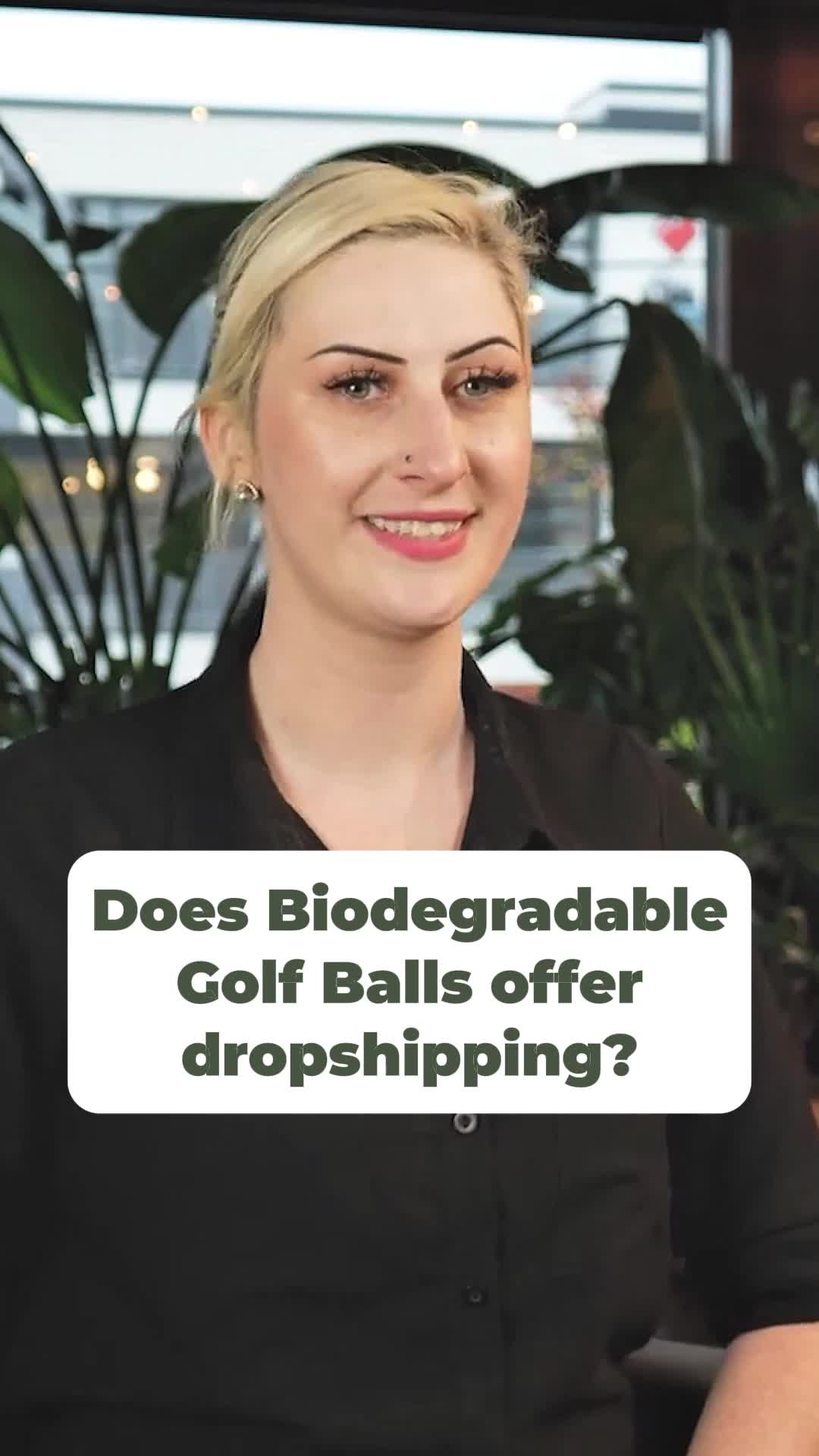 @Biodegradable Golf Balls