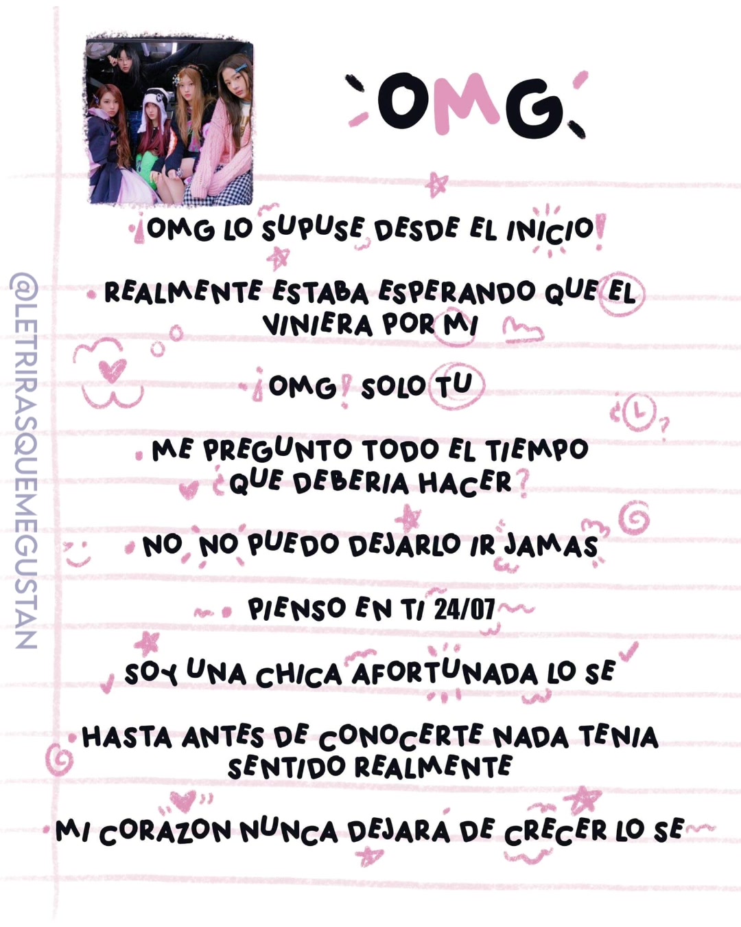 @Lyrics de canciones que amo!;)