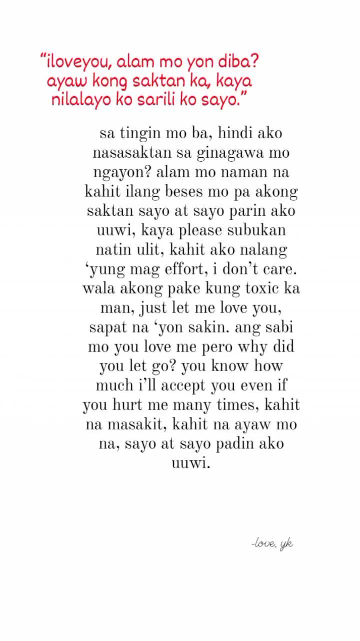 @love, yk