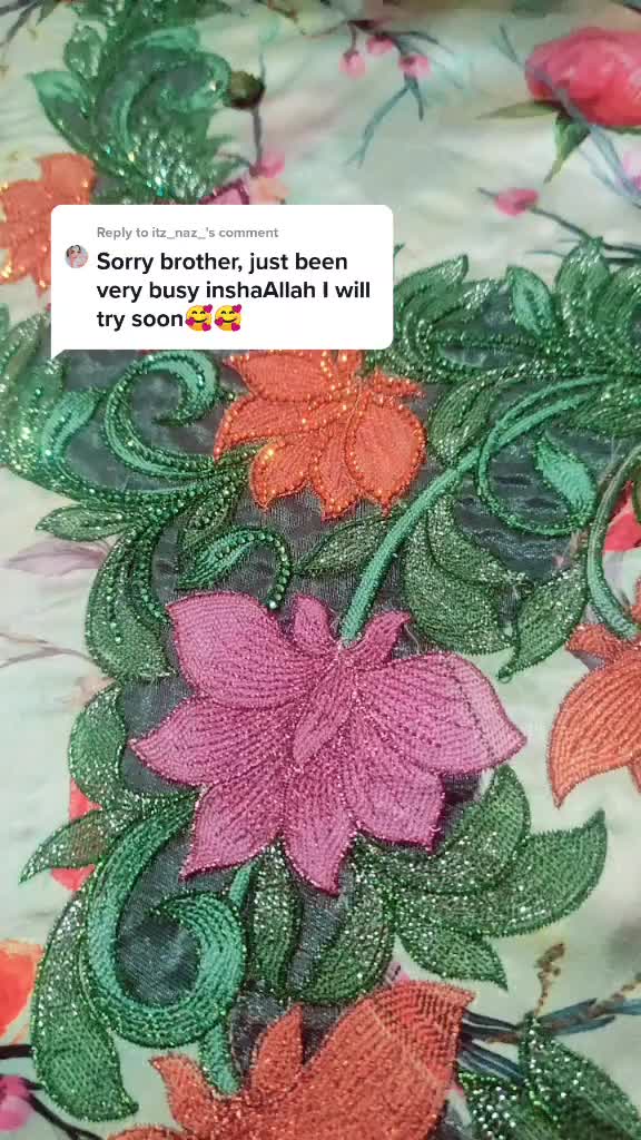 @Ruby tailoring embroidery