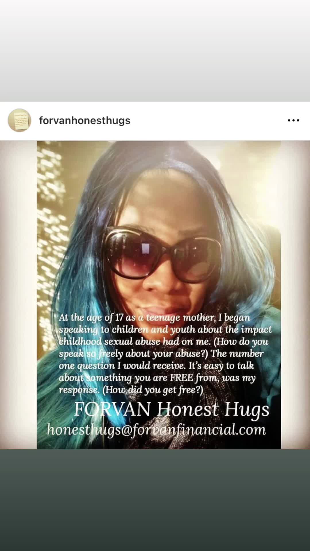 @FORVAN Honest Hugs