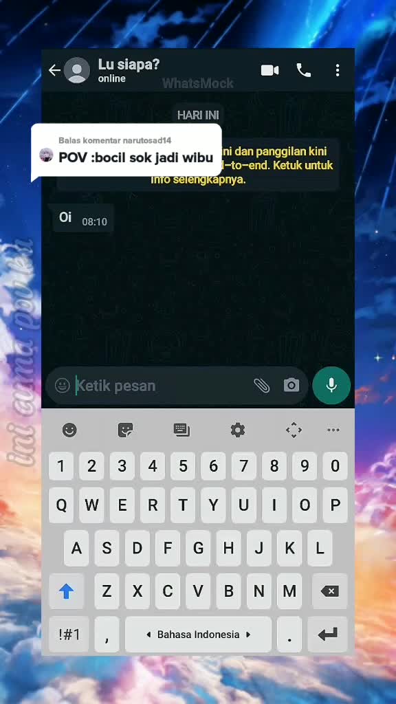 @Asal lo tau ya dek