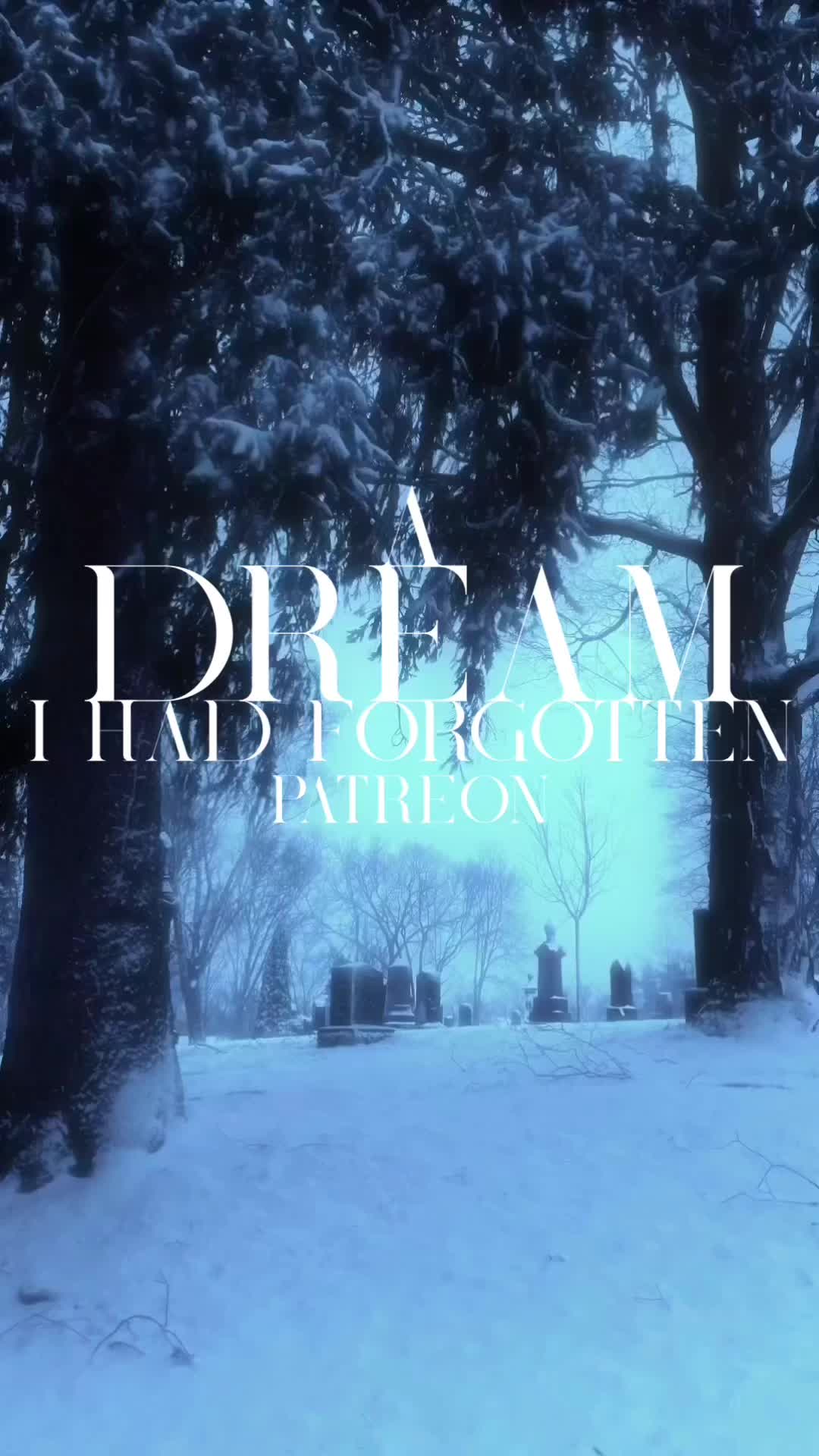 @a dream i had forgotten