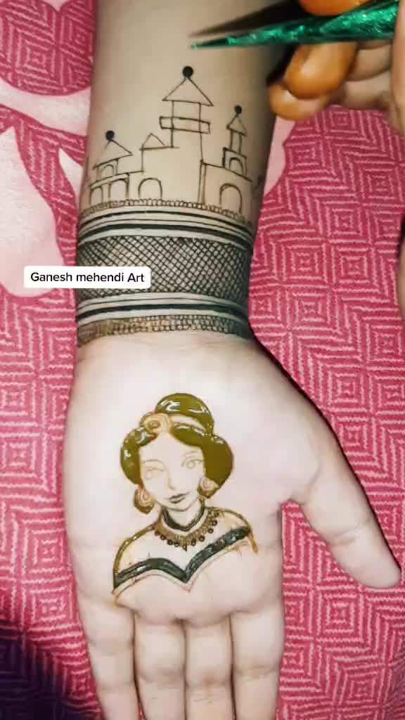 @mehendiArtist ganesh