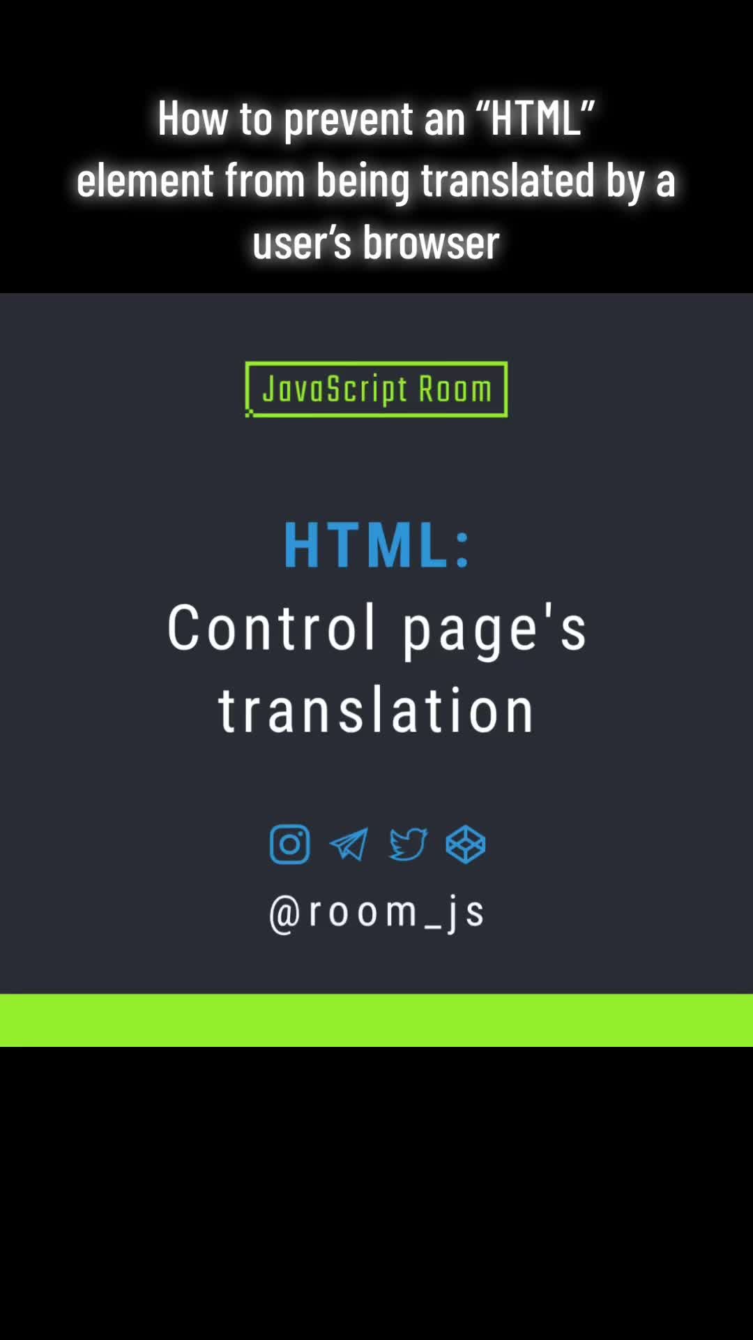 @JavaScript Room